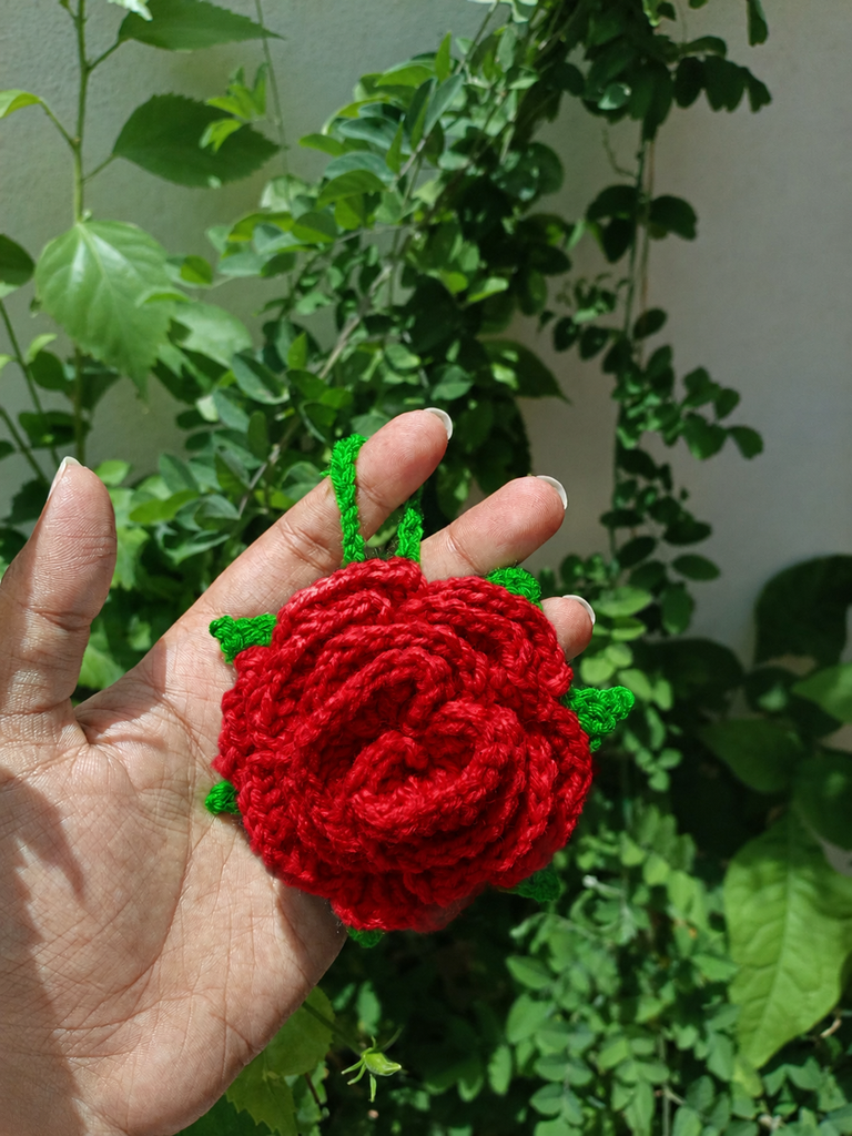 Rose keychain